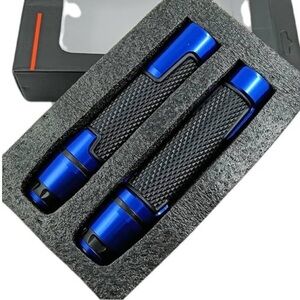 ✨BNWT - Gear Up Premium Universal Handlebar Grip Set For MT15 (set of 2) - Blue✨